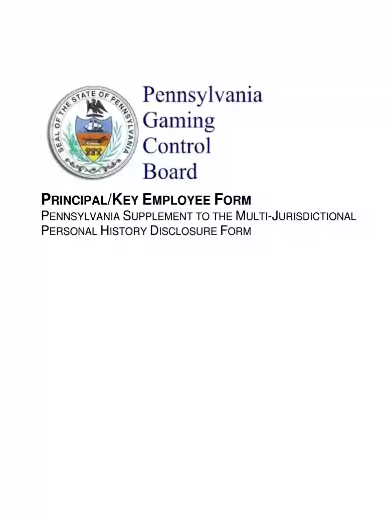 principal employee form Preview on Page 1