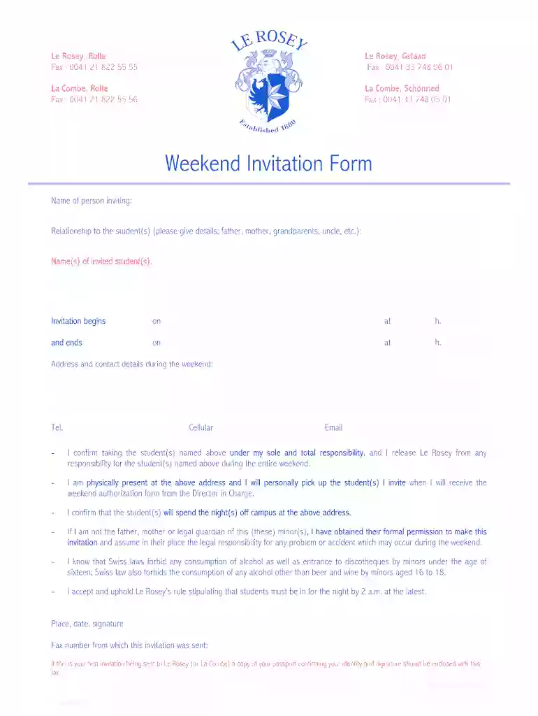 form weekend Preview on Page 1