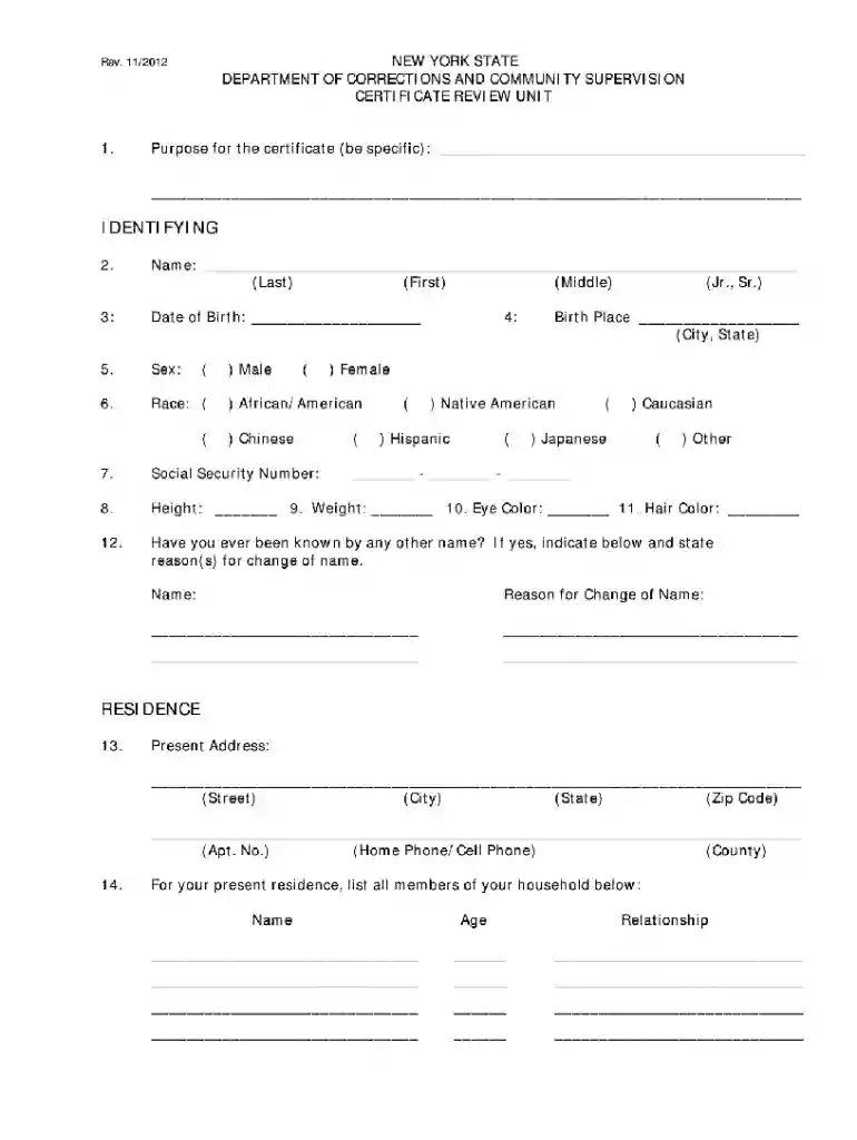 how do i get a copy of my certificate of relief Preview on Page 1