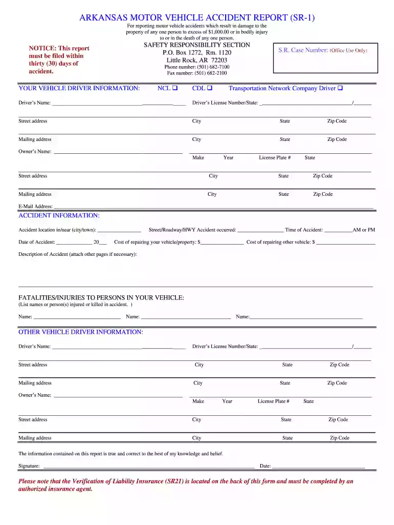 arkansas vehicle registration application Preview on Page 1