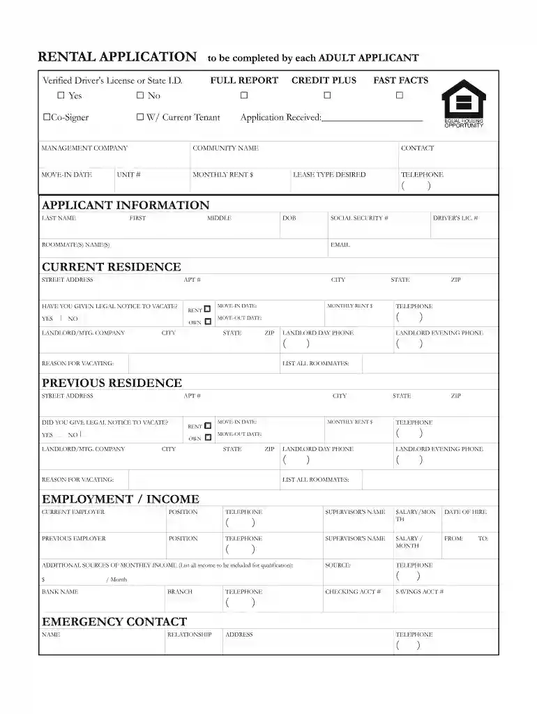 google forms rental application template Preview on Page 1