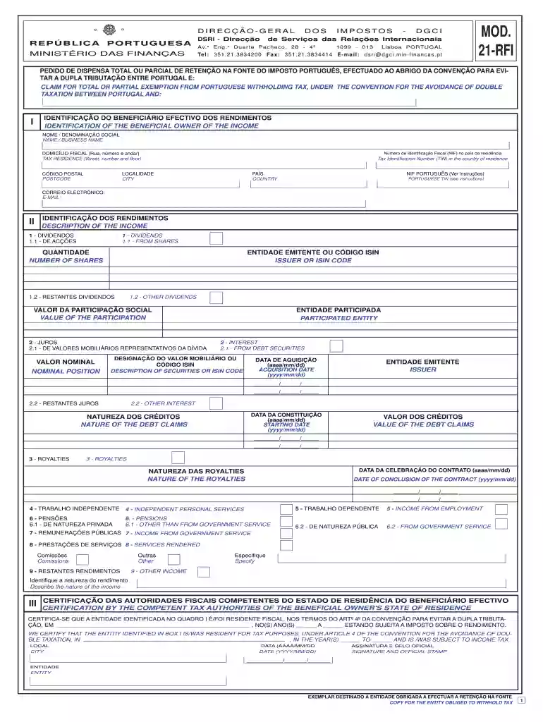 mod 21 rfi Preview on Page 1