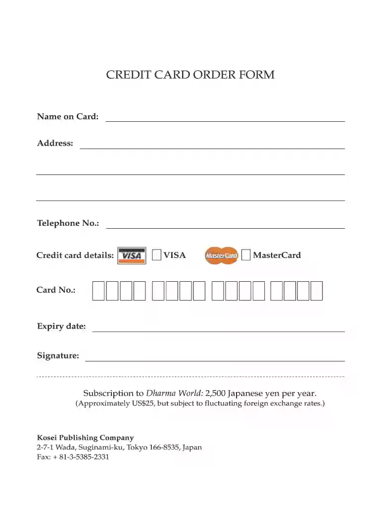kosei shuppan credit card Preview on Page 1