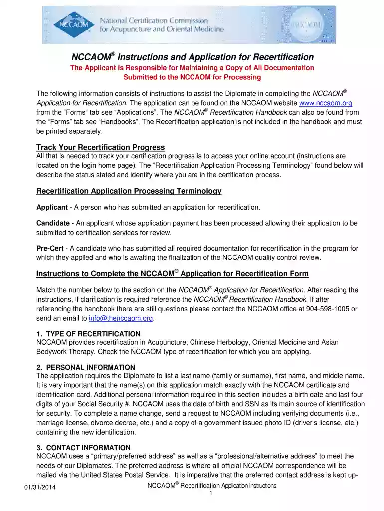 nccaom login Preview on Page 1