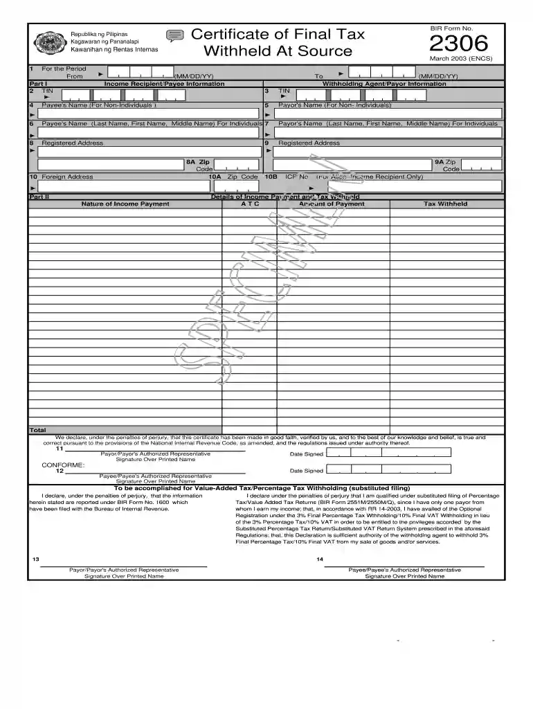 bir template free download Preview on Page 1