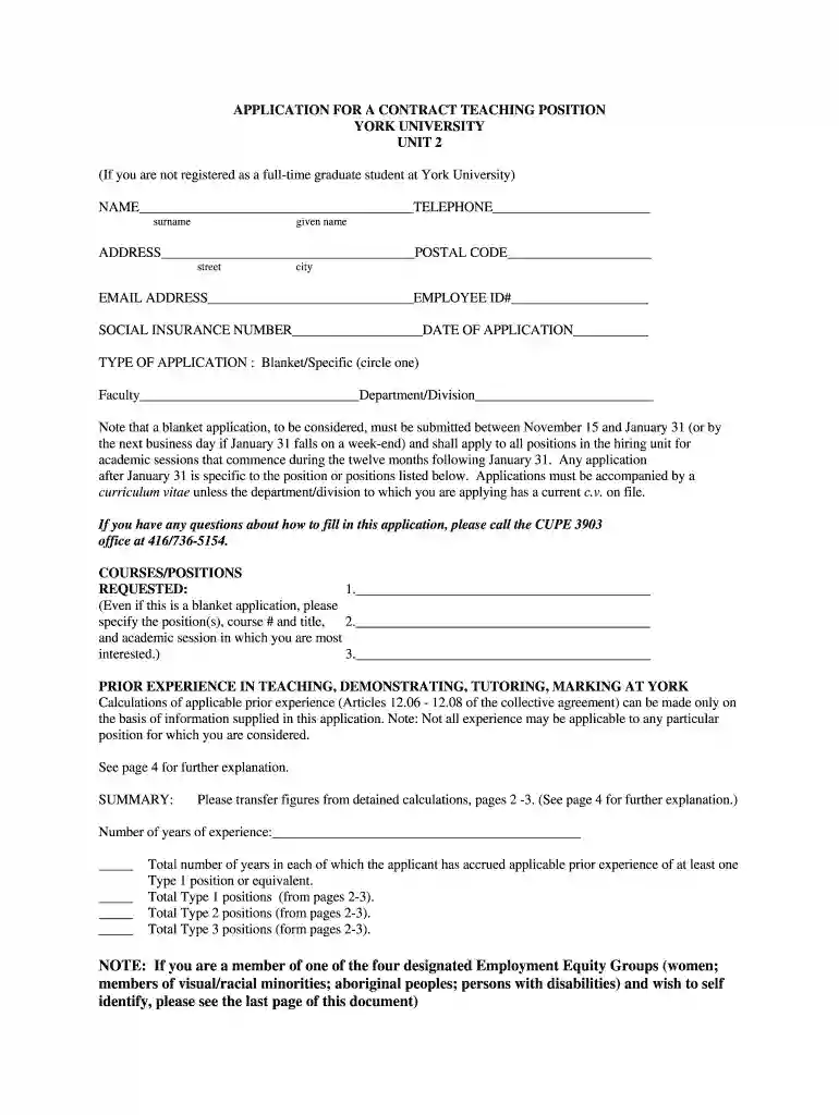 york application contract unit 2 Preview on Page 1