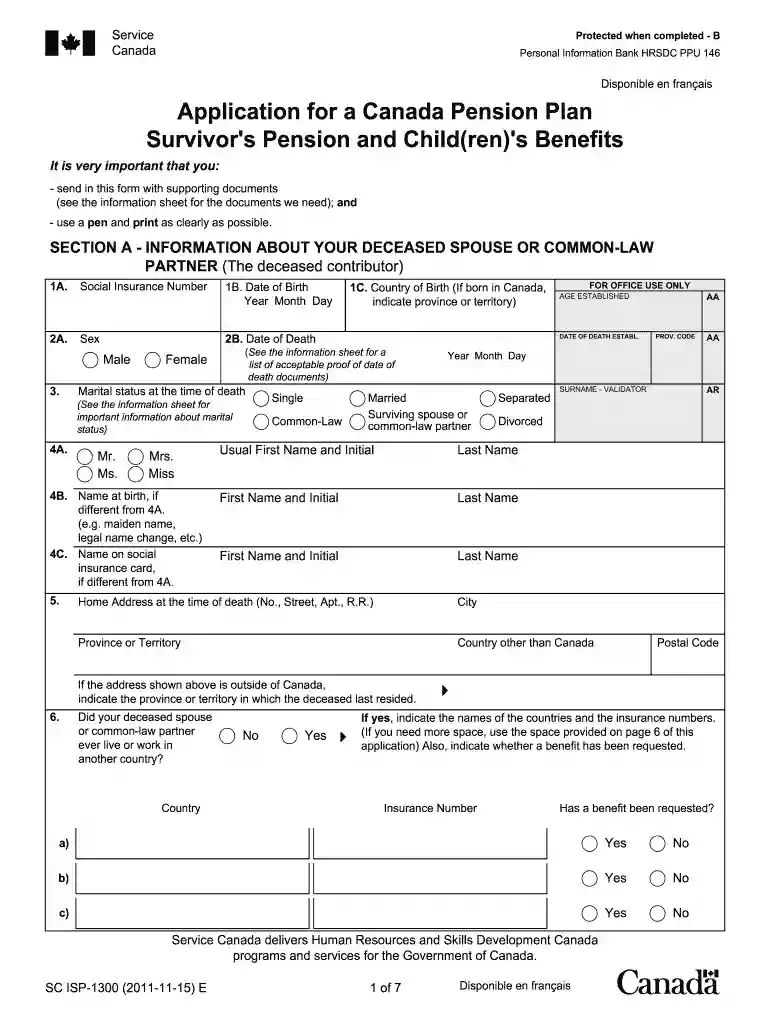 cpp application form online Preview on Page 1