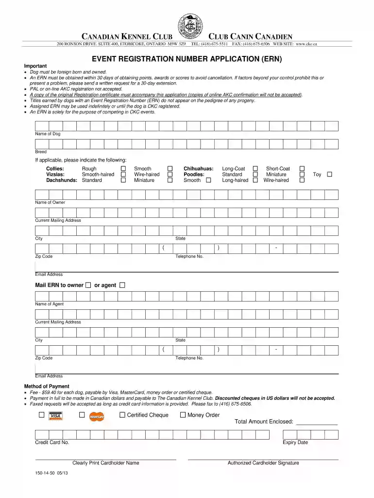 ckc forms Preview on Page 1