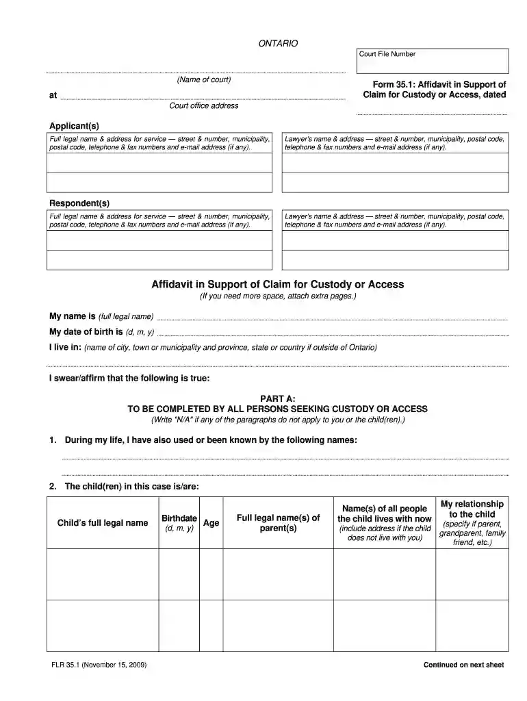 affidavit 35 1 Preview on Page 1