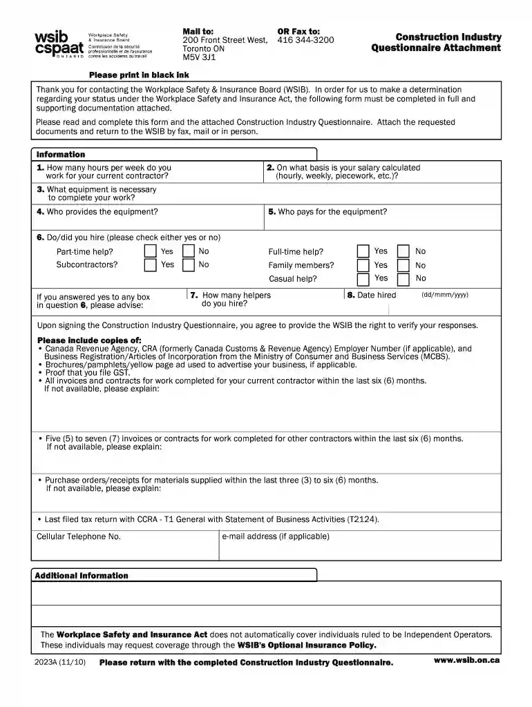 faf form Preview on Page 1