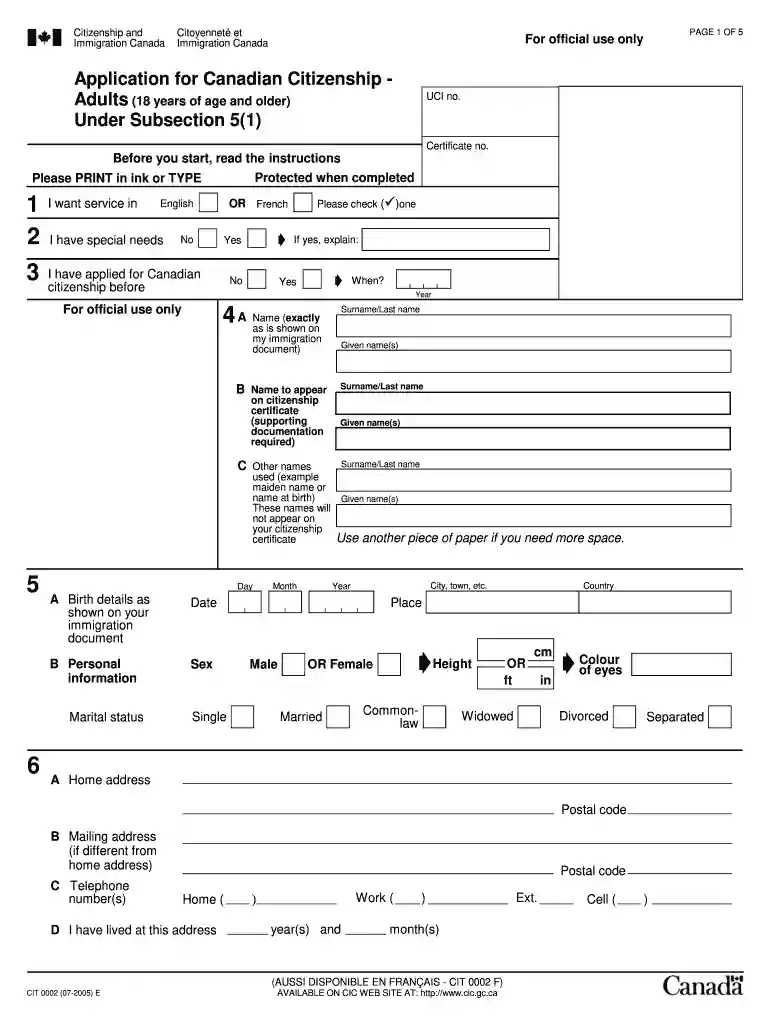 citizenship application login Preview on Page 1