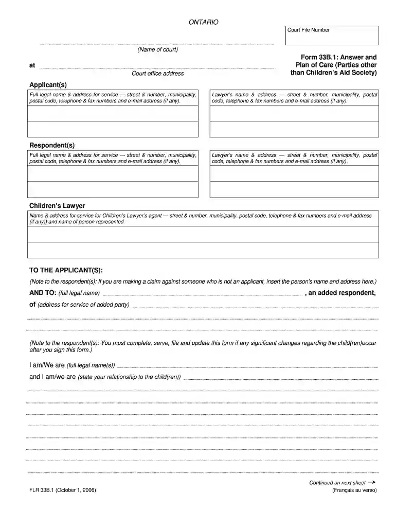 form 33b1DocHubcom 2006-2019 Preview on Page 1