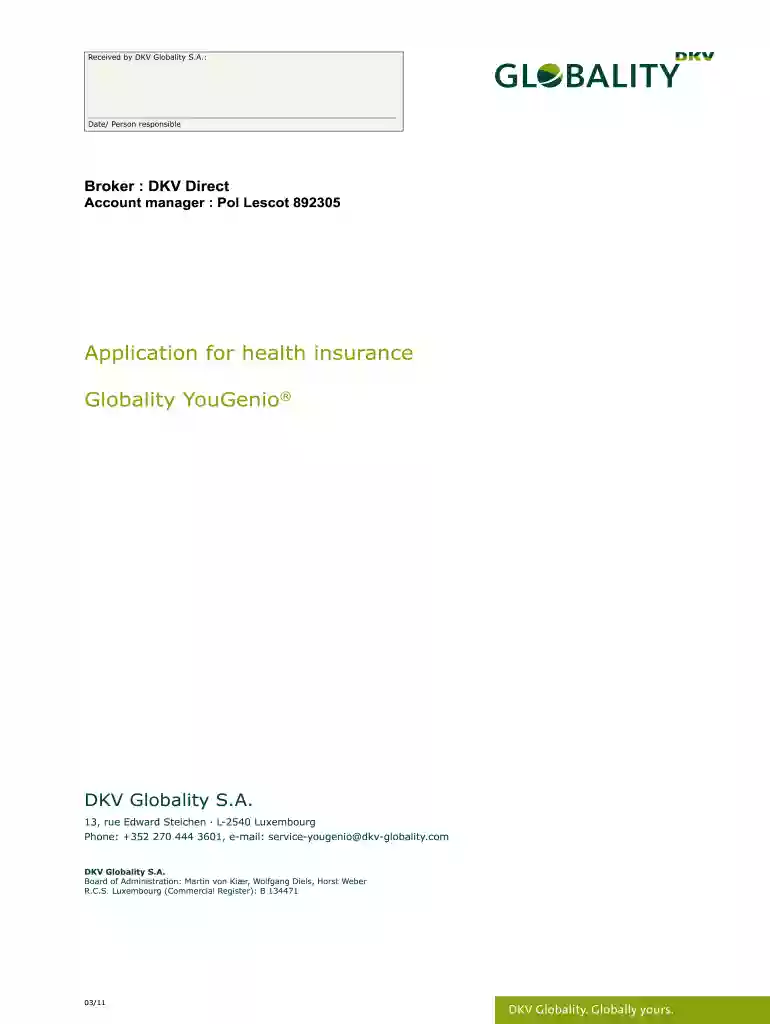 globality insurance Preview on Page 1