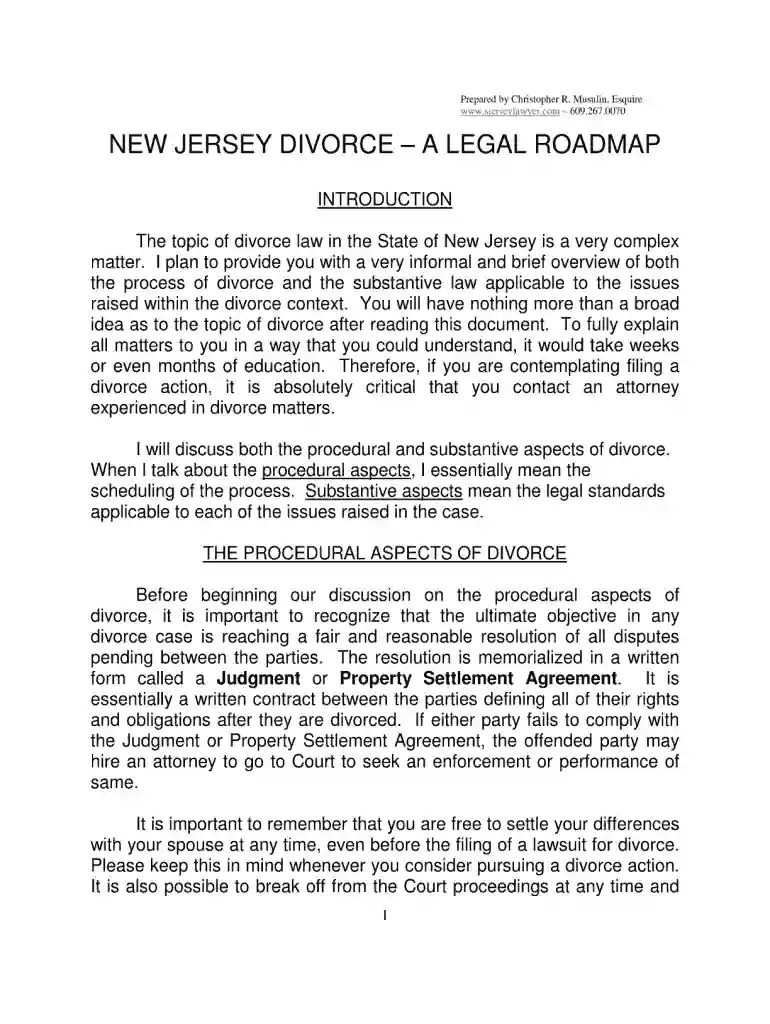 new jersey divorce legal Preview on Page 1