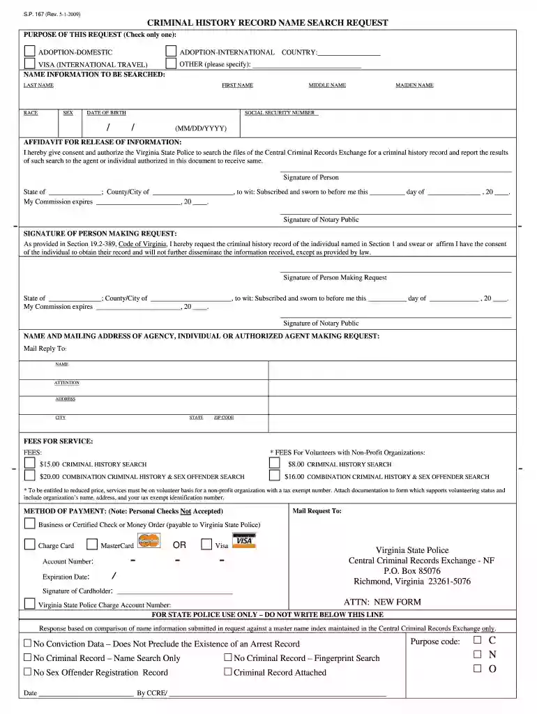 sp 167 form 2009 Preview on Page 1