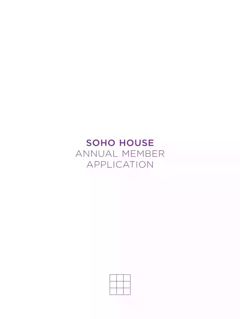 soho house app Preview on Page 1