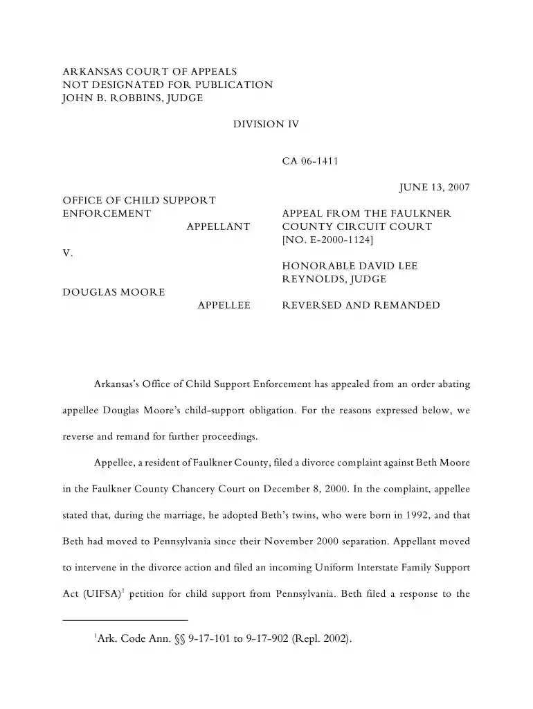 arkansas divorce papers pdf Preview on Page 1