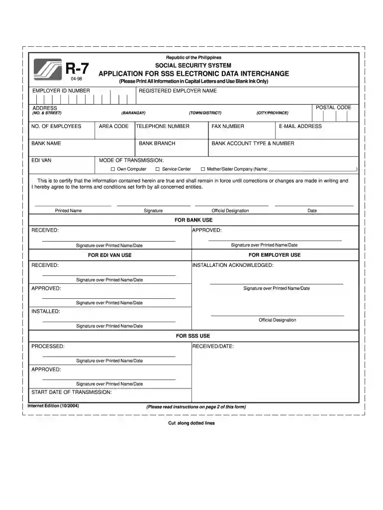sss r7 form Preview on Page 1