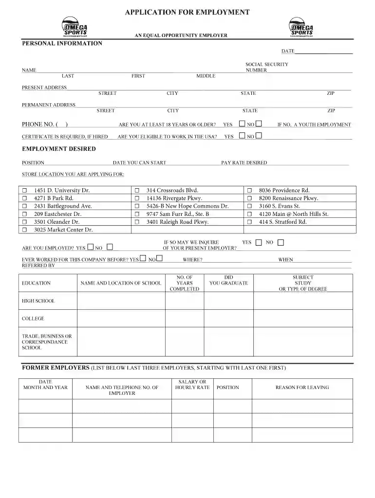 application for sports Preview on Page 1