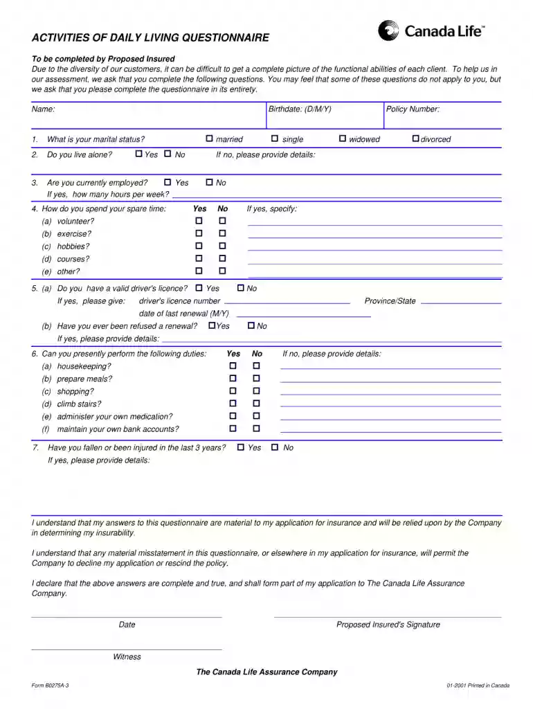 daily life activities Preview on Page 1