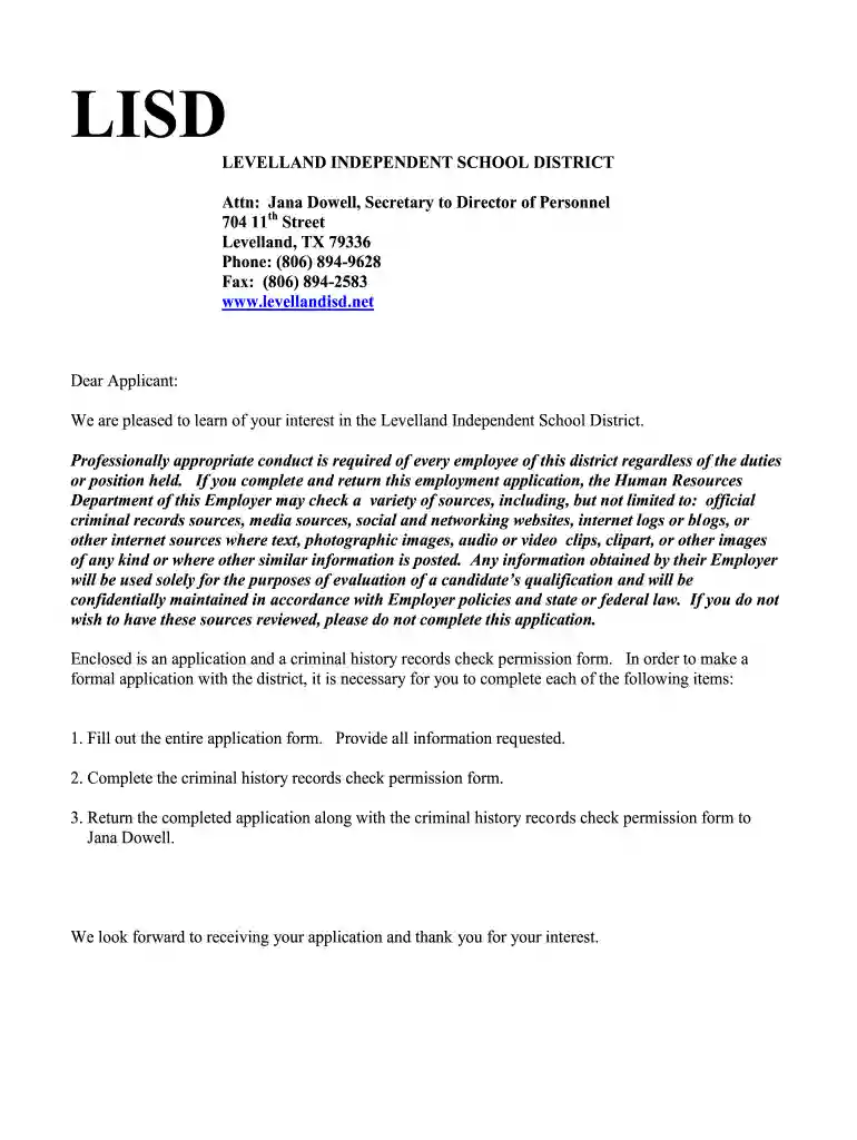 teacher levelland Preview on Page 1