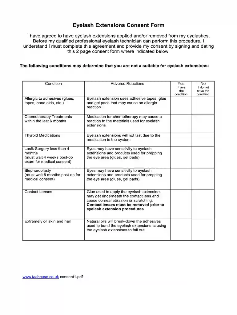 concent form Preview on Page 1