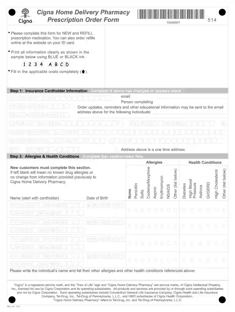 cigna otc login Preview on Page 1