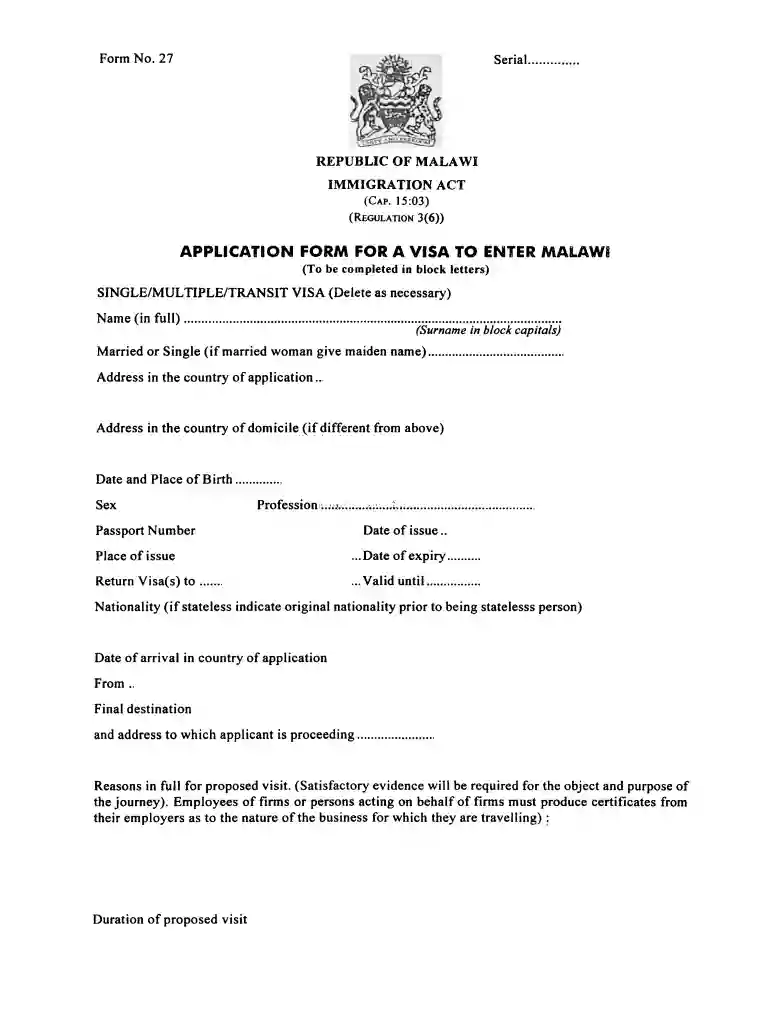 passport application form download pdf Preview on Page 1
