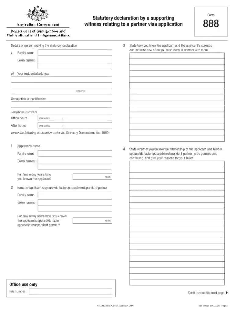 form 888 example Preview on Page 1