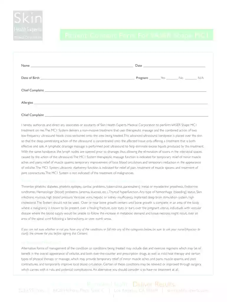 vaser online Preview on Page 1