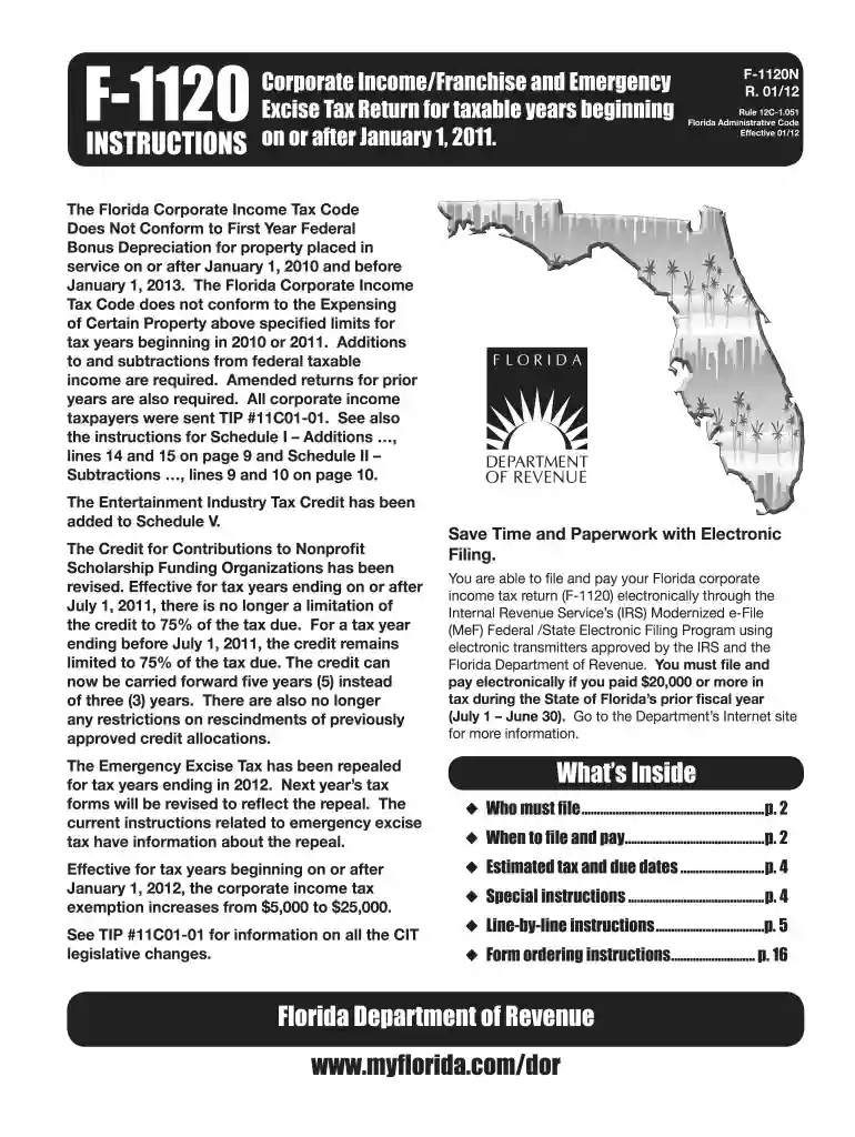f 1120 2012 form Preview on Page 1