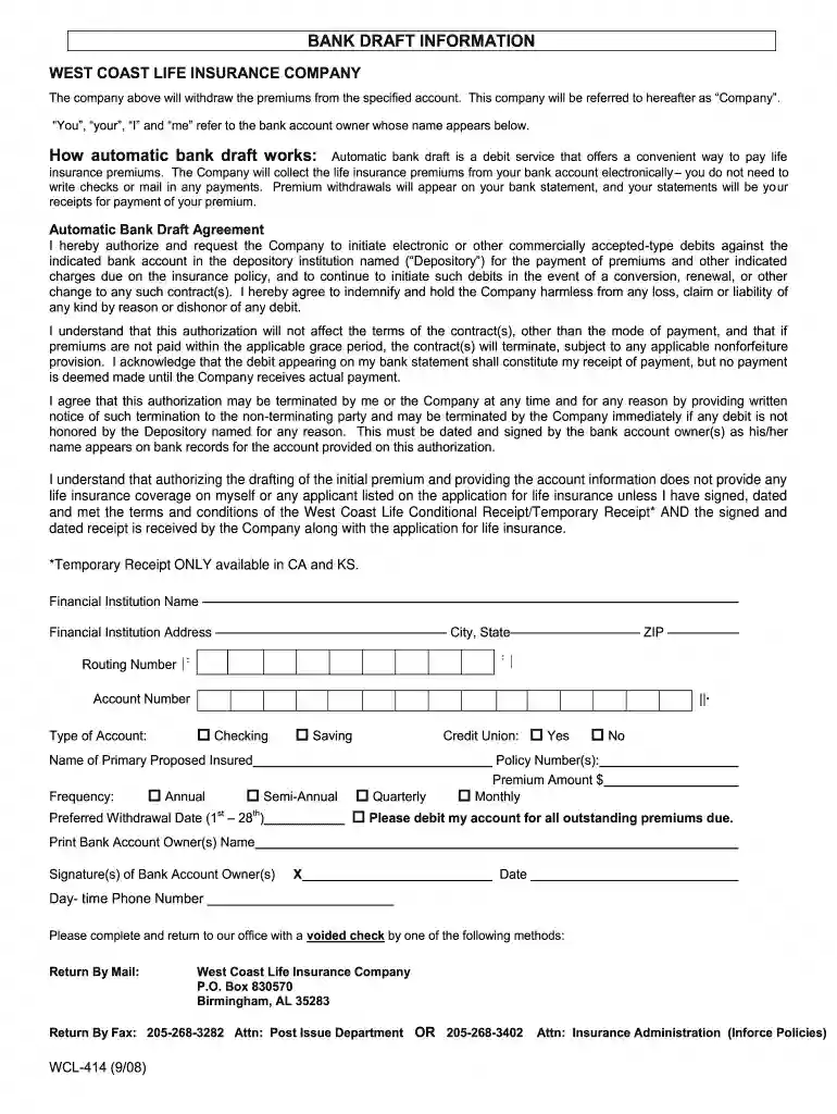 bank draft form pdf Preview on Page 1
