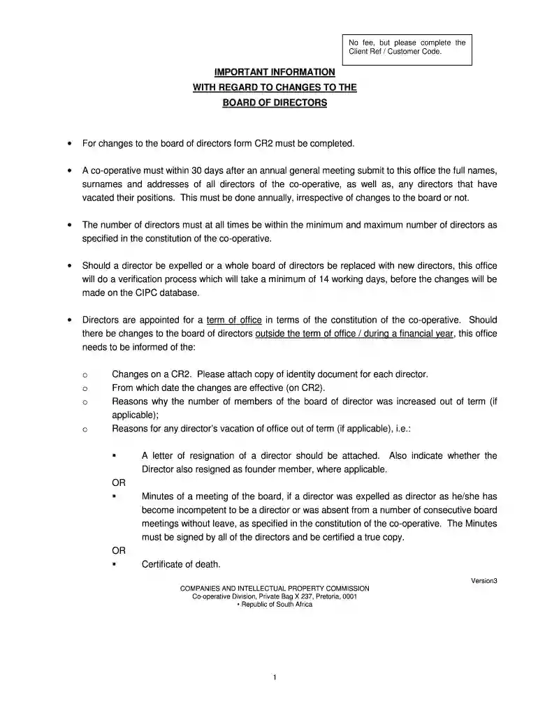 cr2 form zimbabwe Preview on Page 1