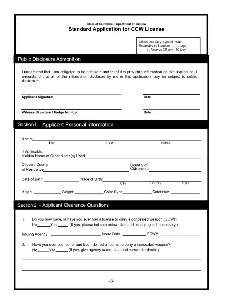 lasd ccw online application Preview on Page 1