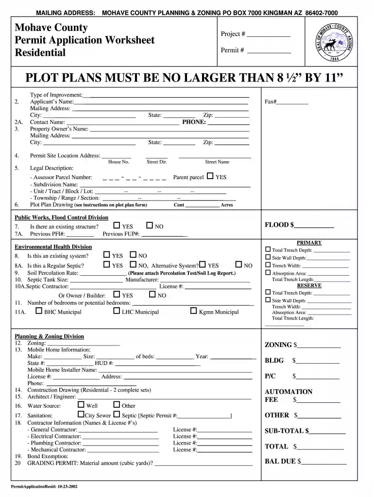 mohave county building permit requirements Preview on Page 1