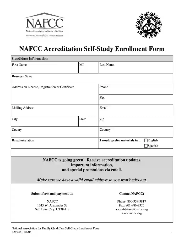 nafcc forms Preview on Page 1