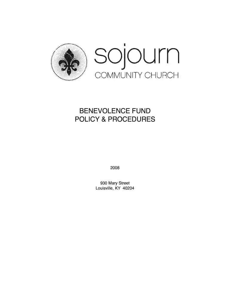 sojourn church benevolence procedures make Preview on Page 1