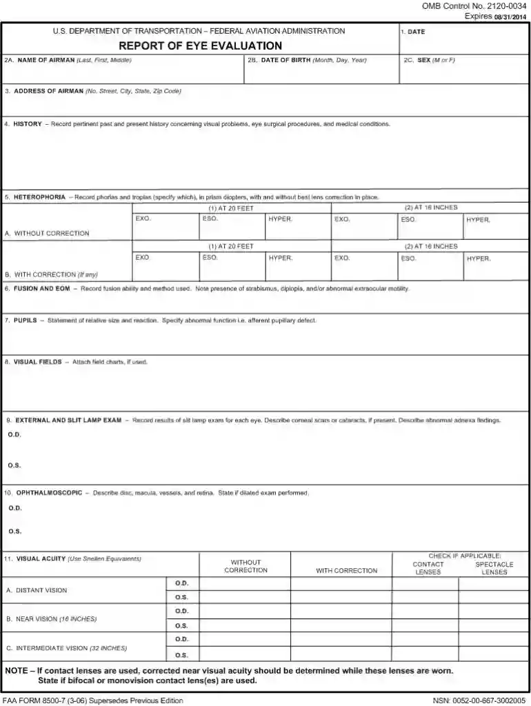 eye evaluation Preview on Page 1