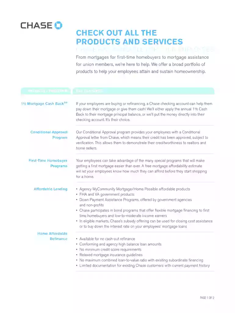 chase temporary checks Preview on Page 1