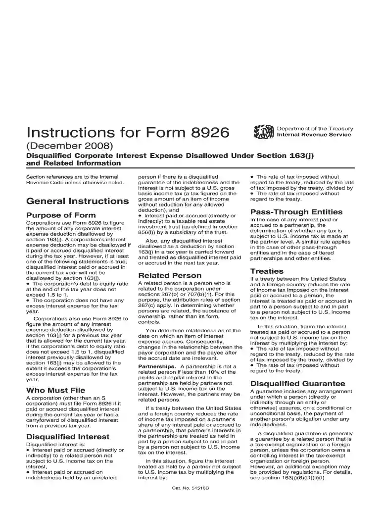 form 8926 example 2008 Preview on Page 1