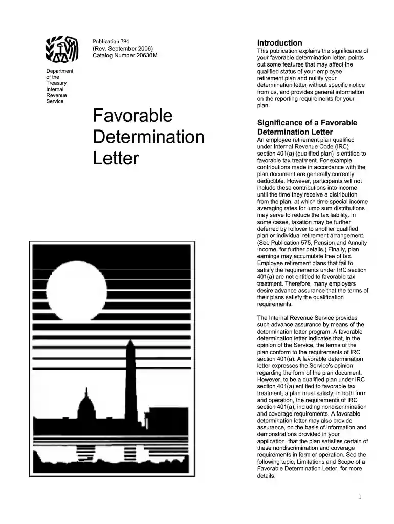 irs publication 794 2006 form Preview on Page 1