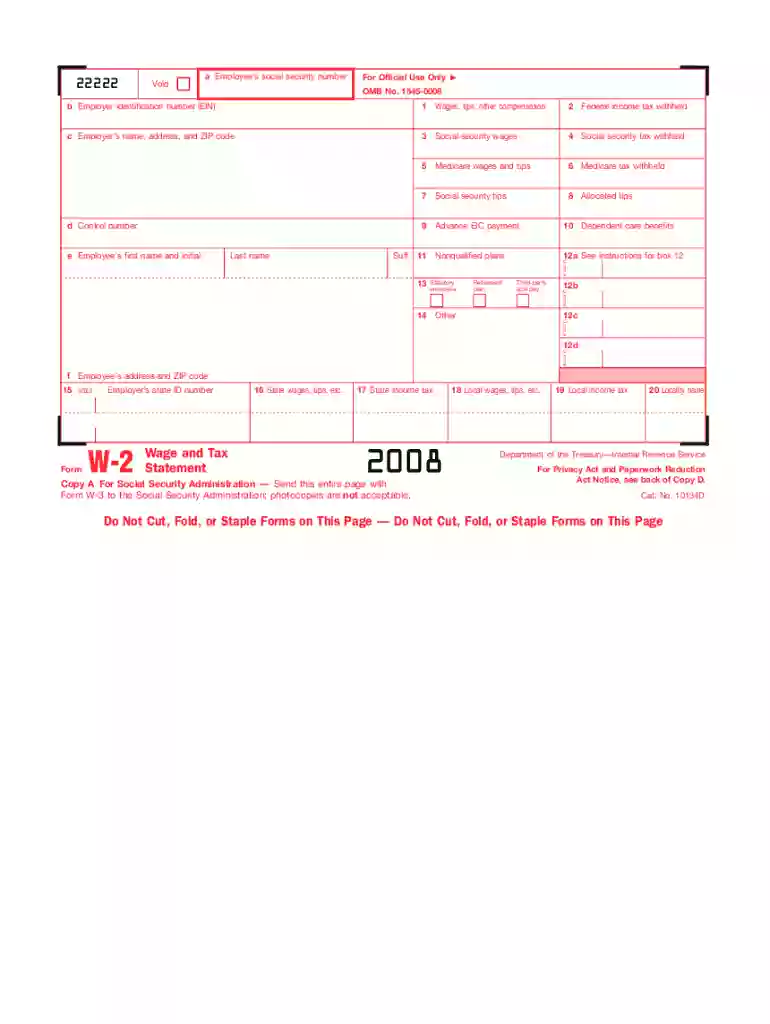 2008 w2 Preview on Page 1