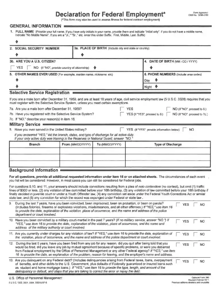 omb no 3206 0182 Preview on Page 1