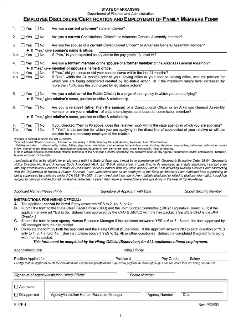 arkansas state job application Preview on Page 1