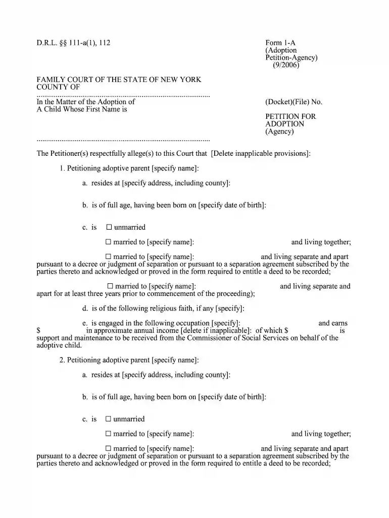 adoption papers Preview on Page 1