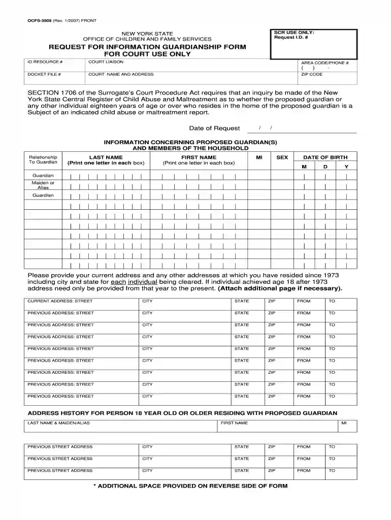 ocfs 3909 Preview on Page 1