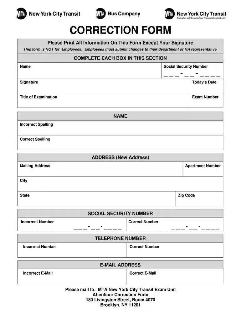 mta correction Preview on Page 1