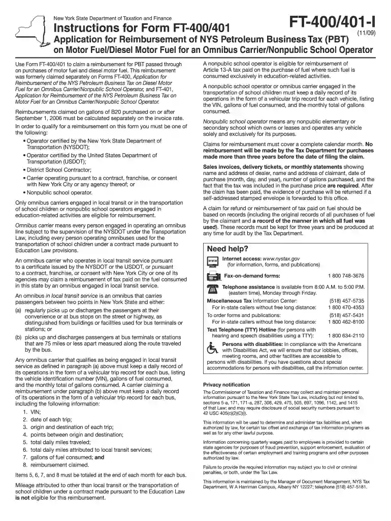 form ft 400 2009 Preview on Page 1