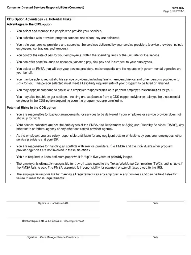 form 1582 Preview on Page 1