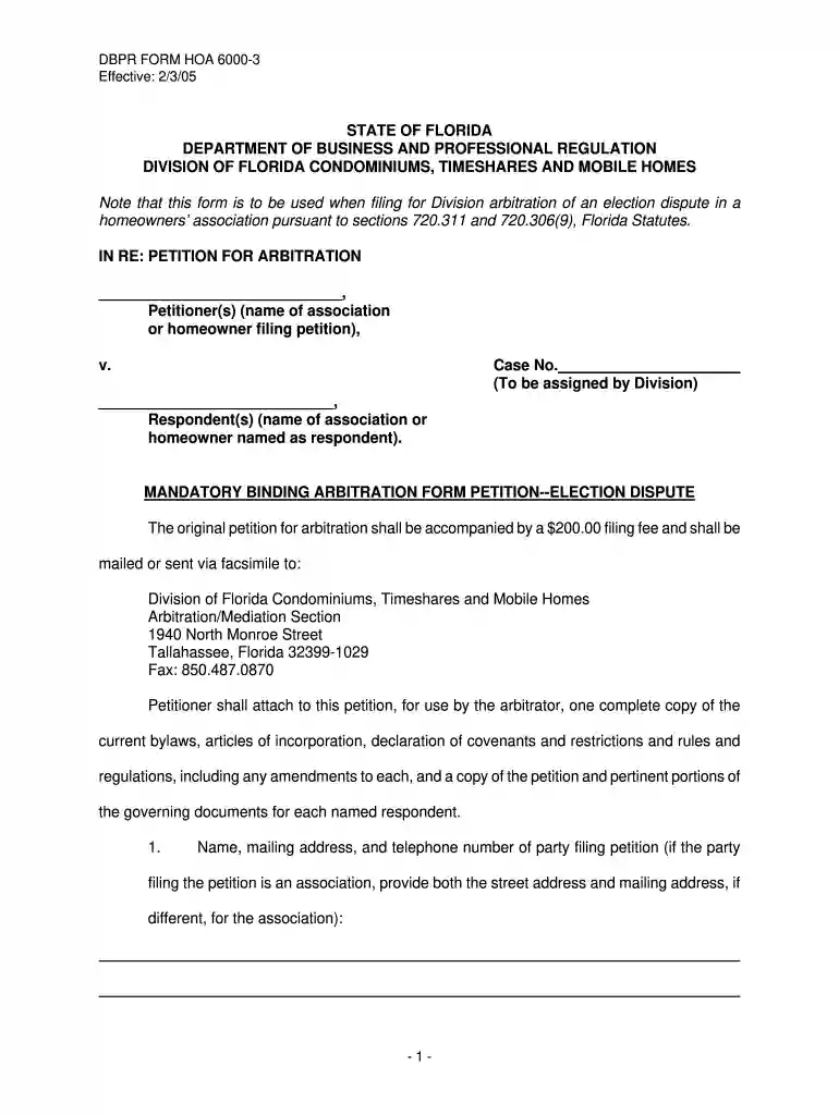 sample petition to remove hoa board member pdf Preview on Page 1
